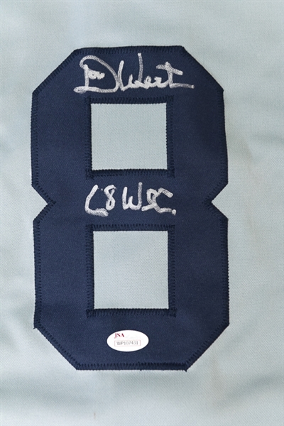 Don Wert Signed Detroit Tigers Style Jersey w/ 68 WSC Inscription (JSA COA)