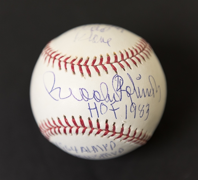 Brooks Robinson (HOFer) Signed Baseball w/ RARE 5 Inscriptions (JSA)
