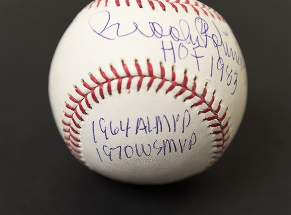 Brooks Robinson (HOFer) Signed Baseball w/ RARE 5 Inscriptions (JSA)