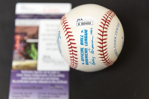 Lot of (2) HOF Signed Baseballs - Rod Carew and Rollie Fingers