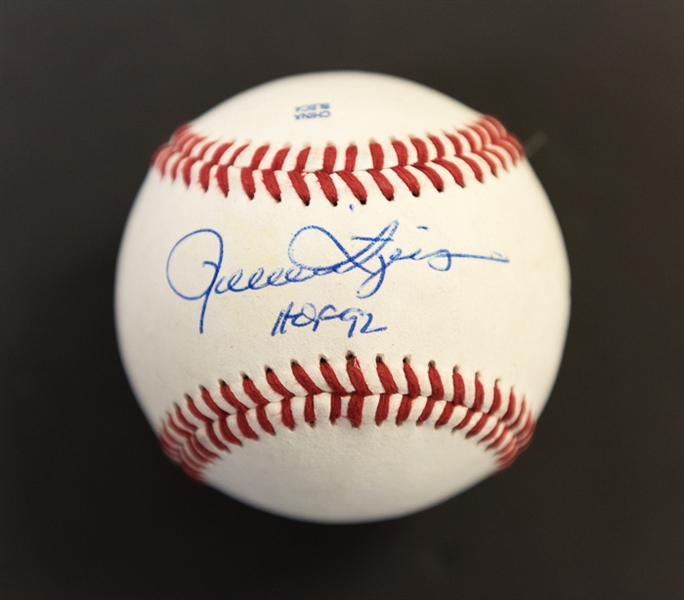 Lot of (2) HOF Signed Baseballs - Rod Carew and Rollie Fingers