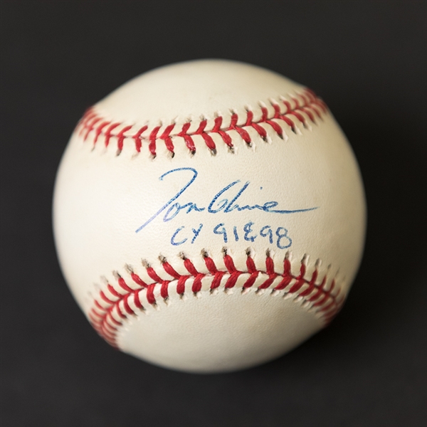 Lot of (3) Signed Baseballs - Tom Glavine, Wade Boggs, and Jose Canseco
