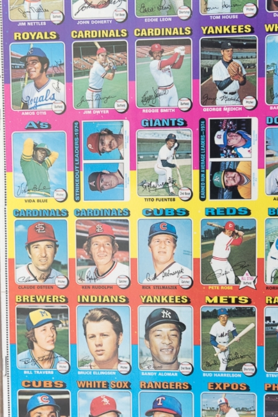 1975 Topps Baseball Uncut Sheets w. Nolan Ryan
