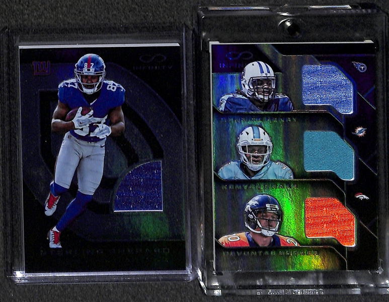 Football Jersey/Patch Lot of (9) - Inc.(2) Pescott, Wentz, Aaron Rodgers, David Johnson, Odell Beckham, & more!