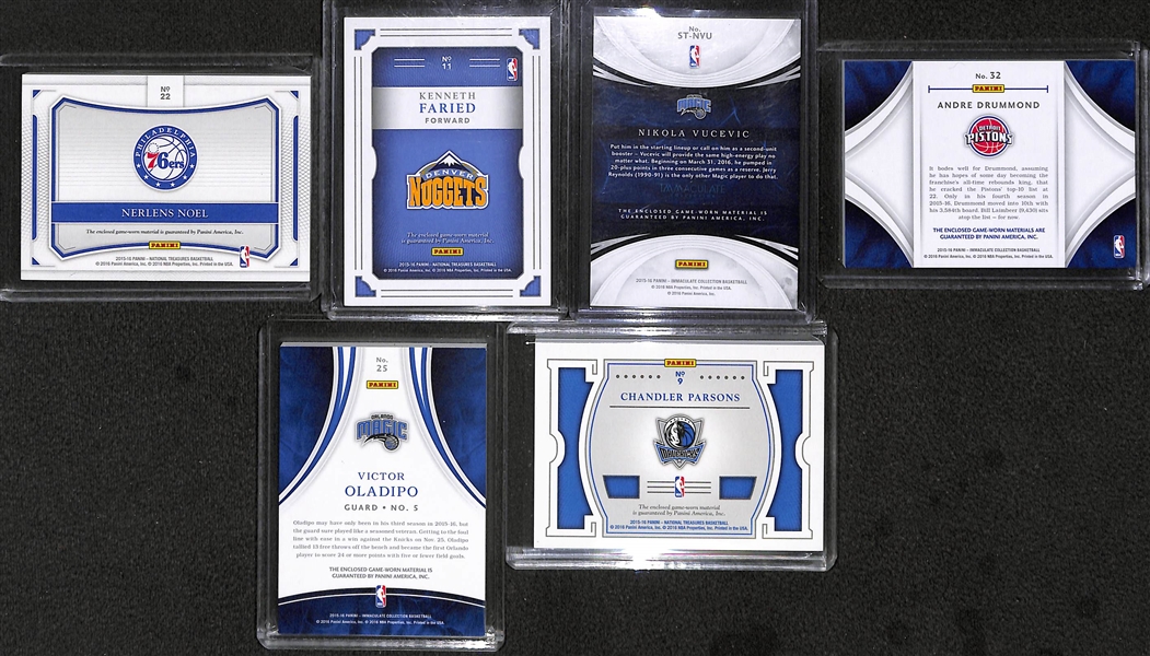  Lot of Over 50 Basketball Insert, Star, Jersey & Rookie Cards!  Inc. Magic Johnson Autograph, (4) Harden Rookie, 2 D. Russell Rookie