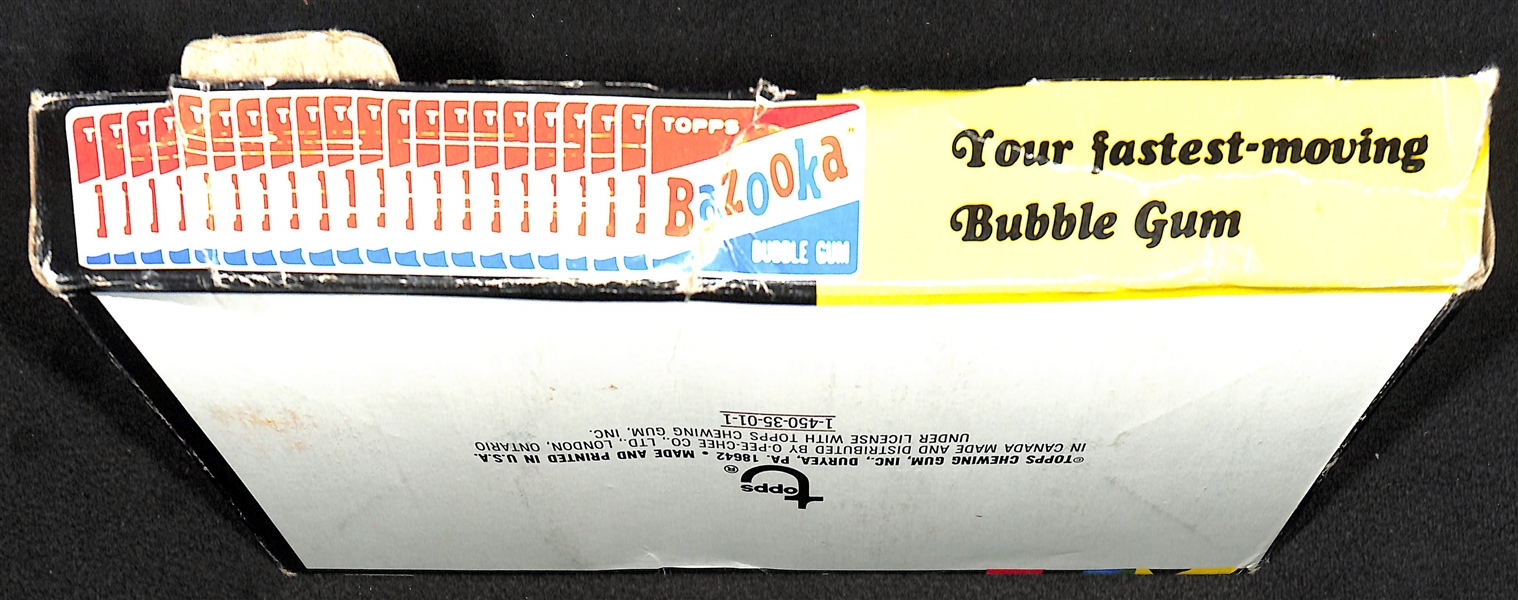 1971-72 Topps Basketball Partially Sealed Wax Box - 7 Sealed Packs In Original Box