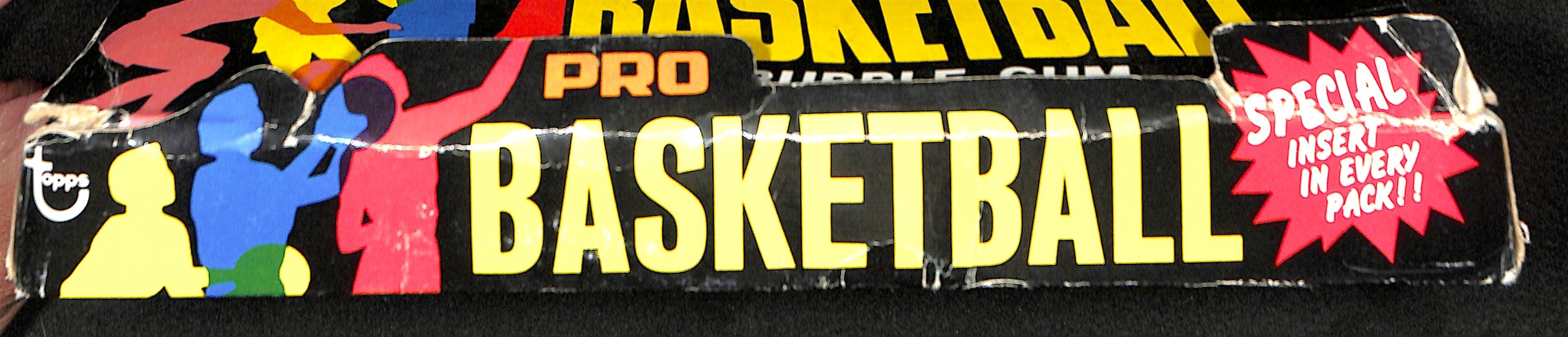 1971-72 Topps Basketball Partially Sealed Wax Box - 7 Sealed Packs In Original Box