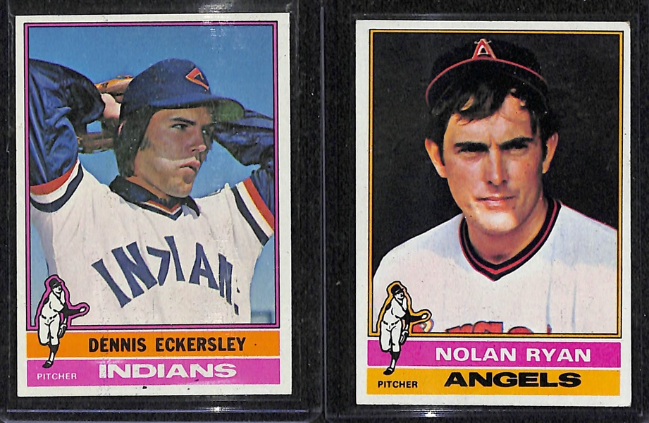 1976 Topps Baseball Complete Set w. Eckersley Rookie Card