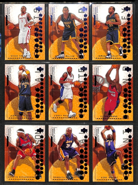 2 Complete Basketball Sets - 2003-04 Upper Deck Legends & 2003-04 Upper Deck Triple Dimensions (each set includes 90 cards)