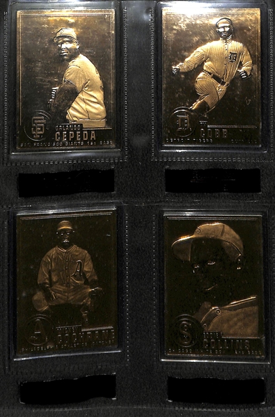 22 Kt Gold Baseball Complete Set - Danbury Mint 1996