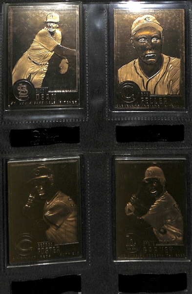 22 Kt Gold Baseball Complete Set - Danbury Mint 1996