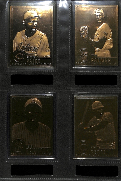 22 Kt Gold Baseball Complete Set - Danbury Mint 1996
