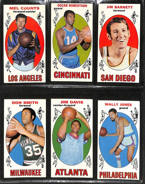 1969-70 Topps Basketball Complete Set (99 Cards) w. Lew Alcindor Rookie Card