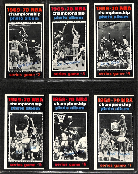 1970-71 Topps Basketball Second Series Partial Set of 51 Cards w. Jerry West & Willis Reed