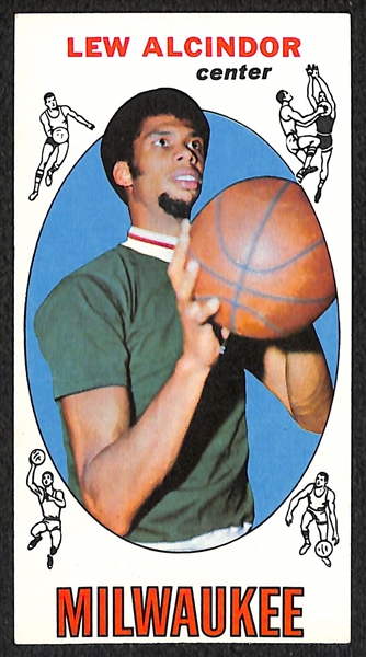 1969-70 Topps Basketball Lew Alcindor Rookie Card #25 BVG 6.5