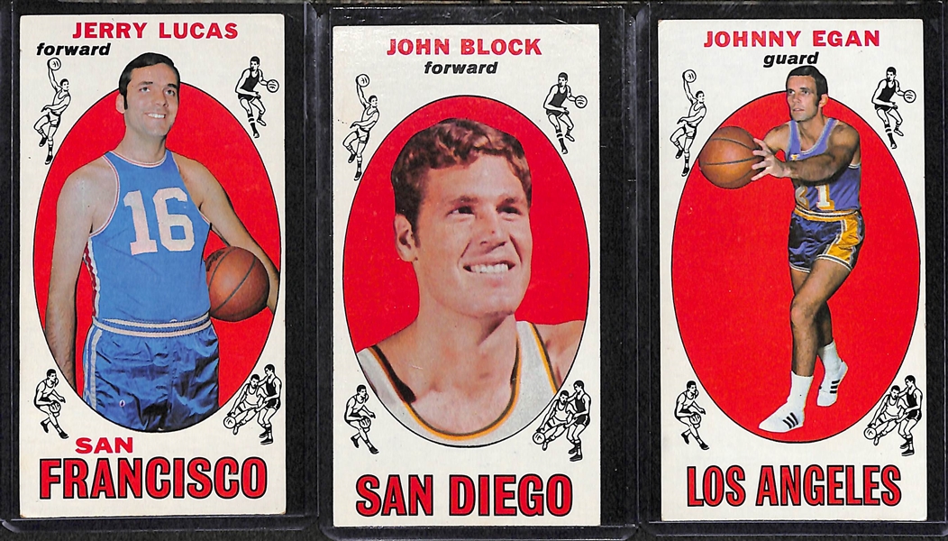  Lot of 17 - 1969-70 Topps Basketball Cards w. Chamberlain & Baylor