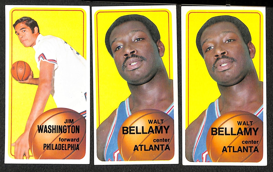 Lot of 38 - 1970-71 Topps Basketball Cards w. Lew Alcindor & Bill Bradley