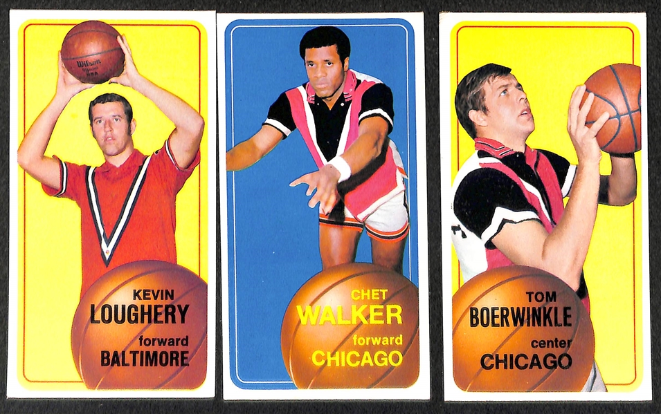 Lot of 38 - 1970-71 Topps Basketball Cards w. Lew Alcindor & Bill Bradley