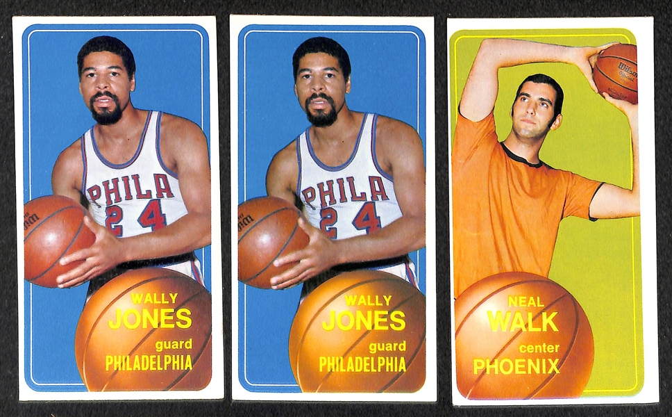 Lot of 38 - 1970-71 Topps Basketball Cards w. Lew Alcindor & Bill Bradley