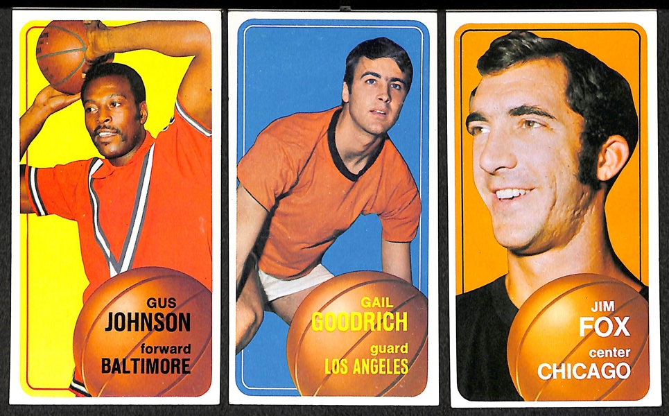Lot of 38 - 1970-71 Topps Basketball Cards w. Lew Alcindor & Bill Bradley