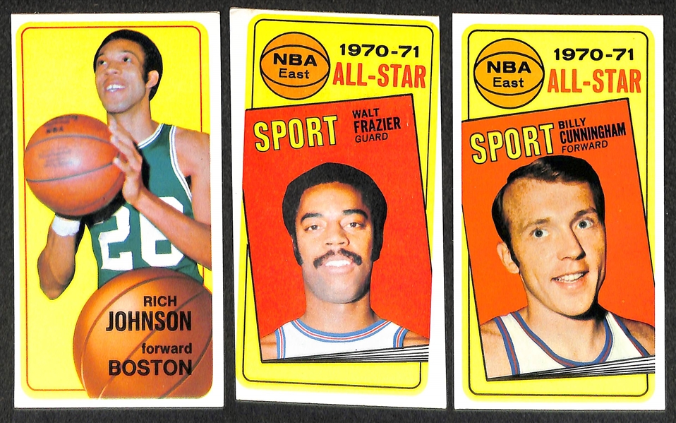 Lot of 38 - 1970-71 Topps Basketball Cards w. Lew Alcindor & Bill Bradley