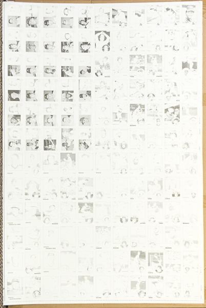 Lot of 4 - 1983 Topps Baseball Uncut Sheets w. Tony Gwynn Rookie Card