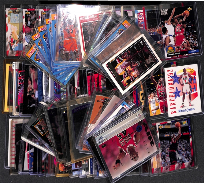 Lot of 80 Michael Jordan Insert Cards