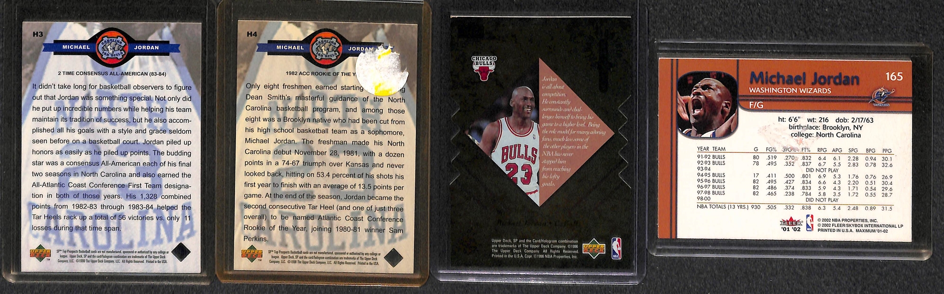 Lot of 80 Michael Jordan Insert Cards