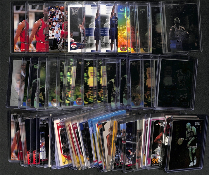 Lot of 58 Michael Jordan Insert Cards