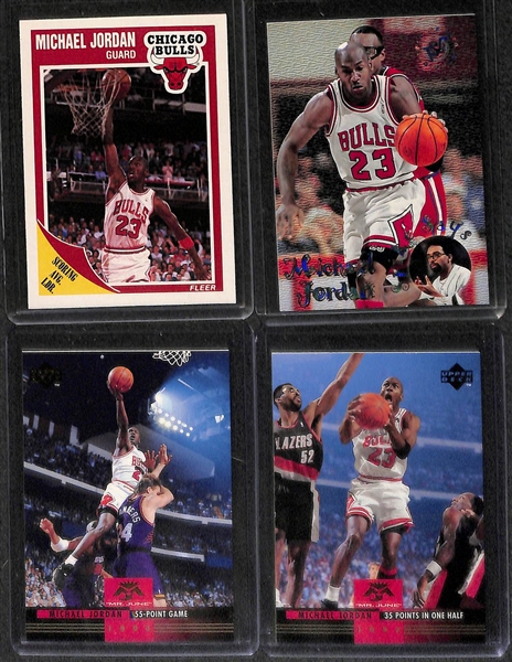 Lot of 58 Michael Jordan Insert Cards