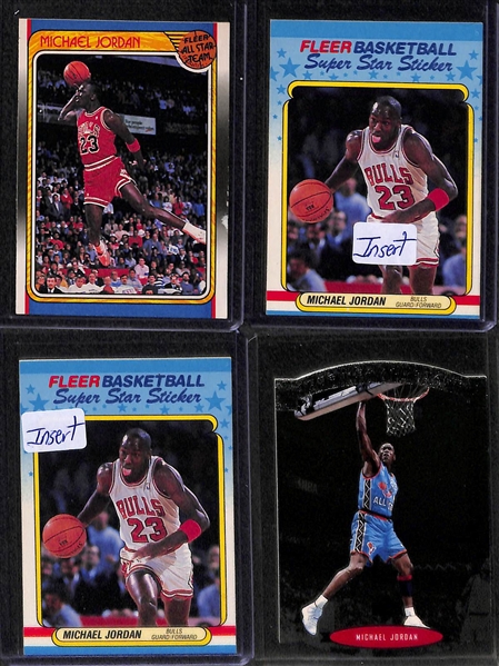 Lot of 58 Michael Jordan Insert Cards