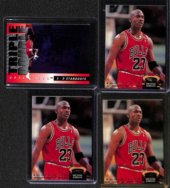 Lot of 58 Michael Jordan Insert Cards