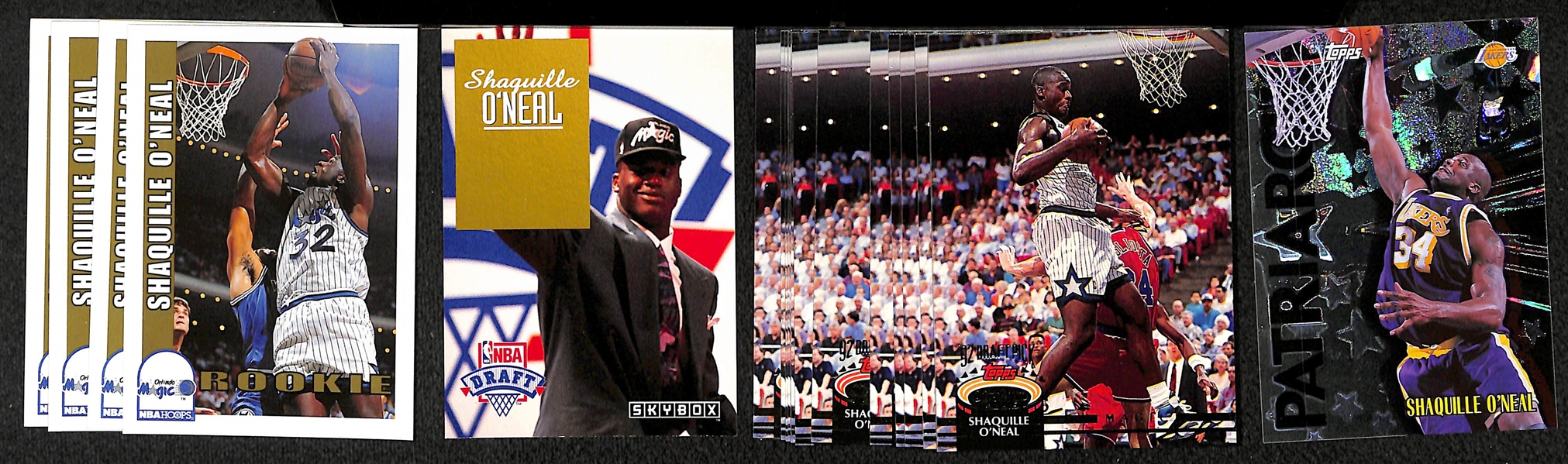 Huge 180+ Shaquille O'Neal Basketball Card Lot - Mostly Rookies