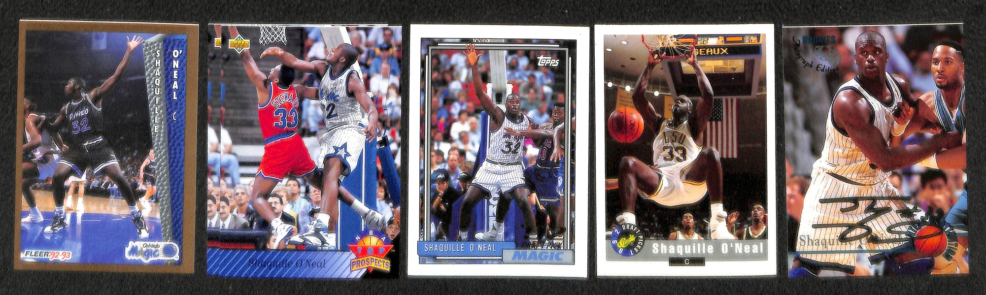 Huge 180+ Shaquille O'Neal Basketball Card Lot - Mostly Rookies