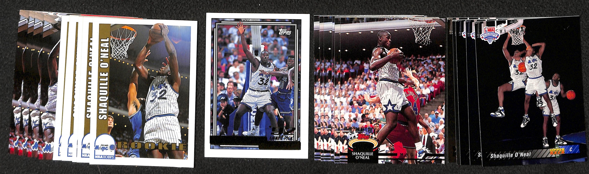 Huge 180+ Shaquille O'Neal Basketball Card Lot - Mostly Rookies
