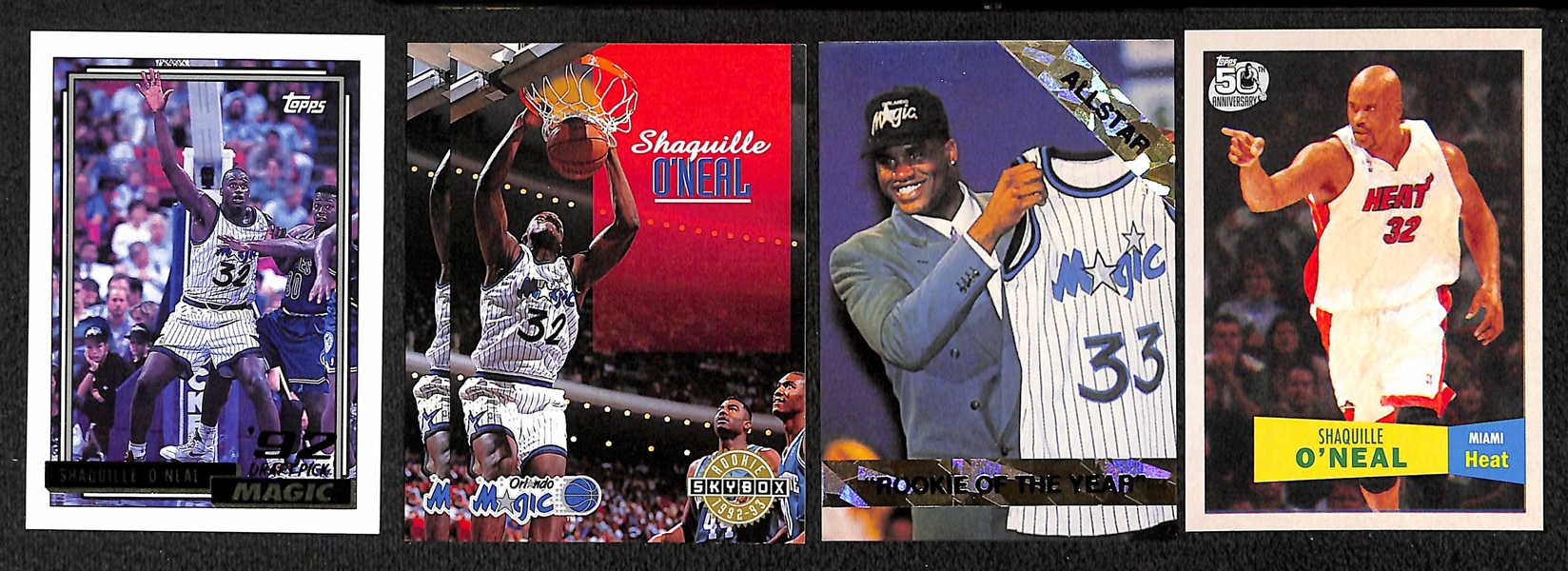 Huge 180+ Shaquille O'Neal Basketball Card Lot - Mostly Rookies