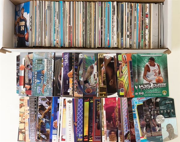 Lot of 400+ Star, Rookie, & Insert Basketball Cards w. Michael Jordan