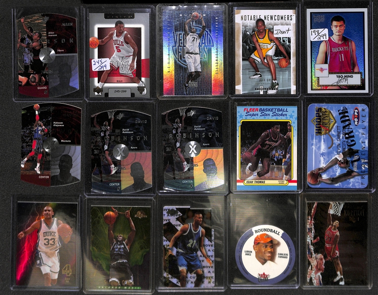 Lot of 400+ Star, Rookie, & Insert Basketball Cards w. Michael Jordan