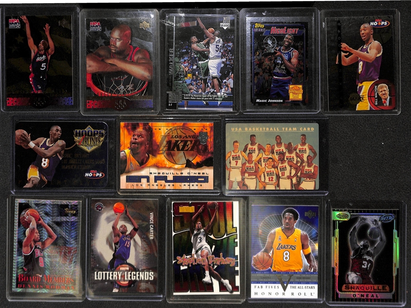 Lot of 400+ Star, Rookie, & Insert Basketball Cards w. Michael Jordan