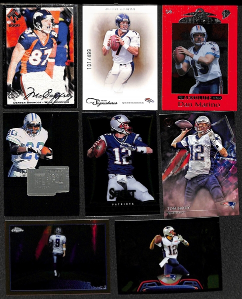 Lot of 400+ Star/Insert Football Cards - Stars & Hall of Famers