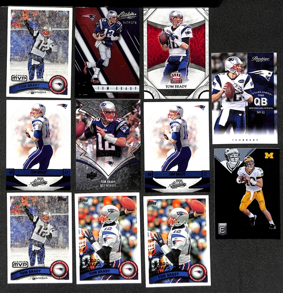 Lot of 400+ Star/Insert Football Cards - Stars & Hall of Famers