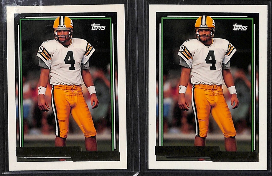 Lot of 50+ Brett Favre Rookie Cards