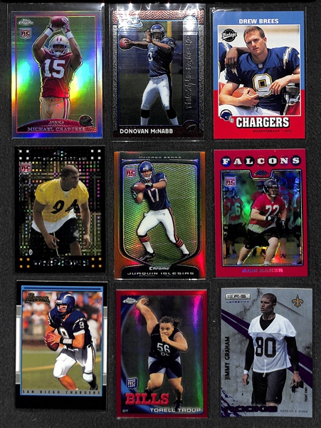 Lot of 300+ Football Rookie Cards - Most from the Past 15 Years - w. Russell