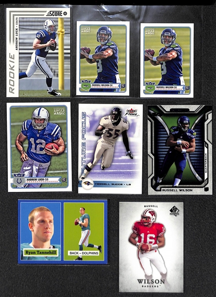 Lot of 300+ Football Rookie Cards - Most from the Past 15 Years - w. Russell