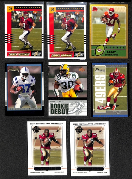 Lot of 400+ Football Rookie Cards - Primarily from 2003-2005 - w. Eli Manning
