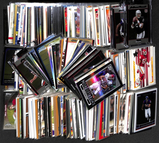 Lot of 350+ Football Rookie Cards - Mostly from the Past 15 Years - w. Aaron Rodgers