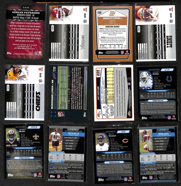 Lot of 350+ Football Rookie Cards - Mostly from the Past 15 Years - w. Aaron Rodgers