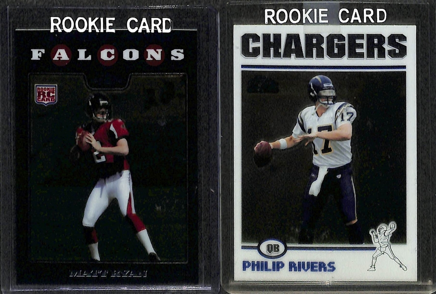 Lot of 11 Rookie Quarterback Cards w. Aaron Rodgers