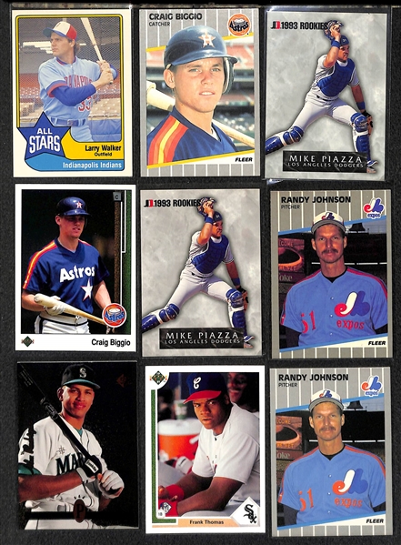 Lot of 300+ Baseball Cards - Mostly Stars & Rookies - w. Jeter