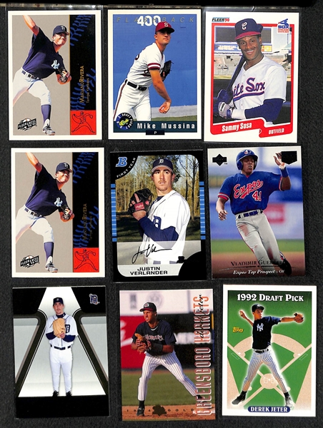 Lot of 300+ Baseball Cards - Mostly Stars & Rookies - w. Jeter